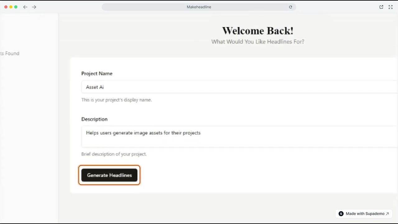 Makeheadline.com Demo