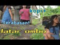 Terabasan Samping Bank 2 Warkop Latar Ombo