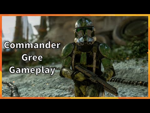 Commander Gree Gameplay Star Wars Battlefront 2
