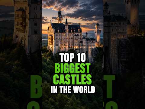 Top 10 Biggest & Famous Castles in World | #top10 #castlestory #history #travel #shorts