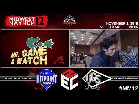 Midwest Mayhem 12 WINNERS TOP 32 -  SV KJS | Maister (Mr. Game & Watch) vs NA | sinnyboo242 (Sheik)