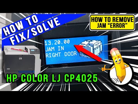 How to Fix /Remove the JAM ERROR 13.20.00 | COLOR PRINTER CP4025💯