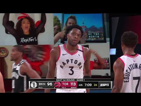 OG Anunoby gets the spin and slam over Luwawu-Cabarrot