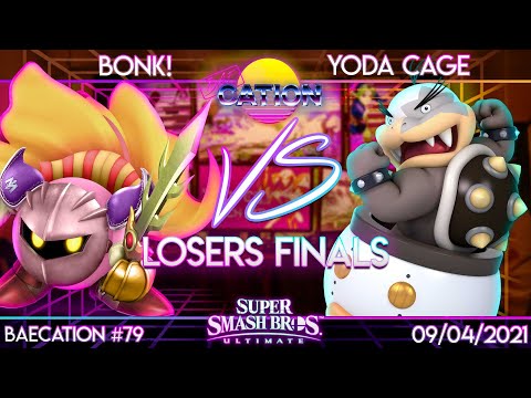Baecation #79 - SSBU - IluZ | Bonk! (Meta Knight) vs. DU | Yoda Cage (Bowser Jr.) - Losers Finals