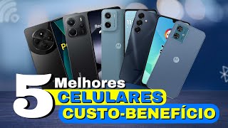 TOP 5 Melhor CELULAR em 2025  Melhores CELULARES Custo Benefício