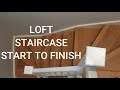 Loft Conversion - Staircase START TO FINISH - Installation & Makeover to Oak Finish - Housing Market