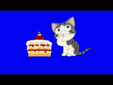 ХРОМАКЕЙ Анимэ котик пробует тортик
