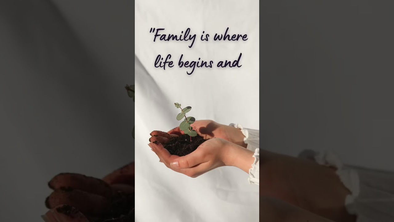 ♥️ Cherishing Family: Celebrating the Unbreakable Bond of Love-familystatus | family quotes #shorts