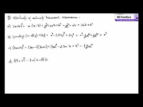 Formule de calcul prescurtat - exercitii rezolvate