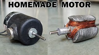 How to Make an Electric Motor at Home