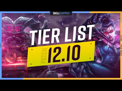 NEW PATCH 12.10 TIER LIST: EVERYTHING'S CHANGED! - League of Legends