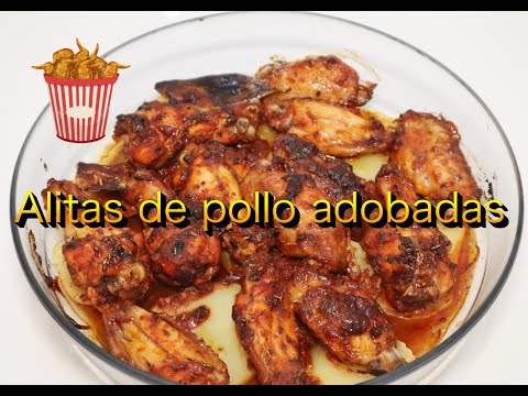 Con esta receta de alitas de pollo con adobo casero te chuparás los dedos