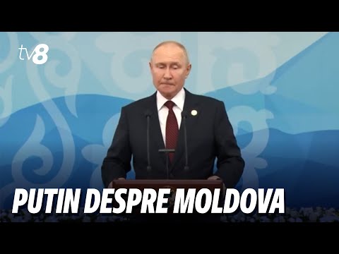 Putin despre Moldova. Vladimir Putin a vorbit la Summitul CSI despre Republica Moldova