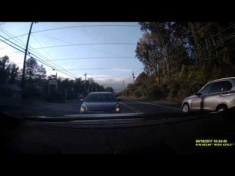 Dumb NJ driver tailgating