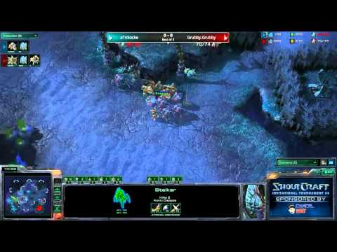 ► SHOUTcraft - SCi4 - RO8 : Socke vs Grubby G1