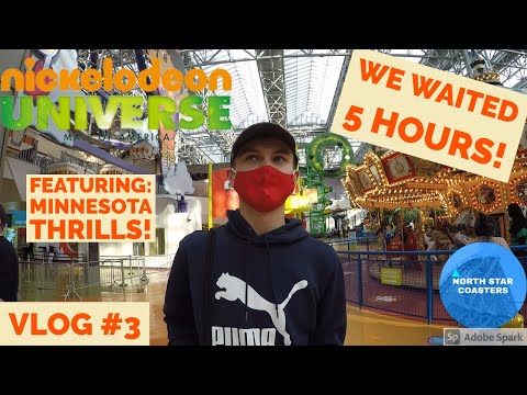 Nickelodeon Universe (MOA) Vlog! 2/13/21 (Featuring Minnesota Thrills!)