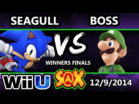 S@X - Boss (Luigi) Vs. VGz | Seagull (Sonic) SSB4 Winners Finals - Smash For Wii U