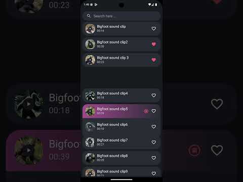 Bigfoot Sounds Video