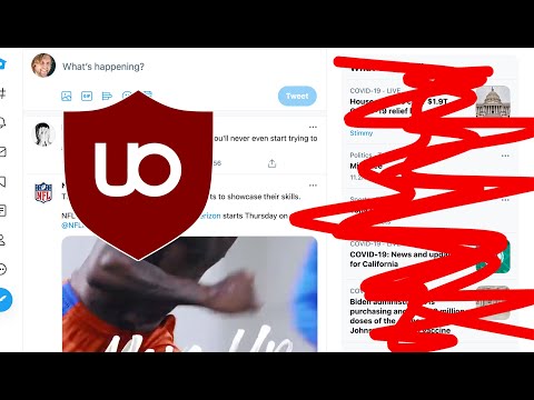 Remove the Twitter "What's Happening" Trending Box with uBlock Origin