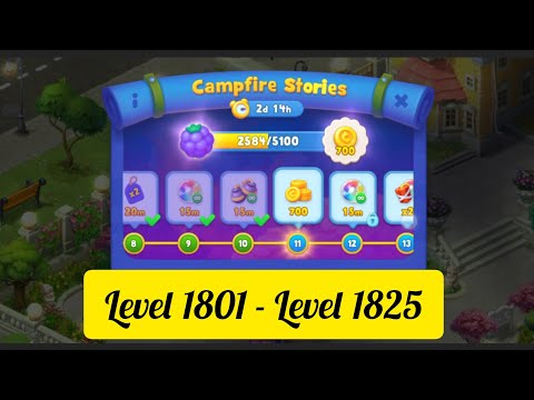 Gardenscapes ( Level 1801 - Level 1825 ) - All Puzzles - Gameplay PART - 129