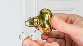 [328] How To Remove Lock Cylinder from A Schlage Door Knob