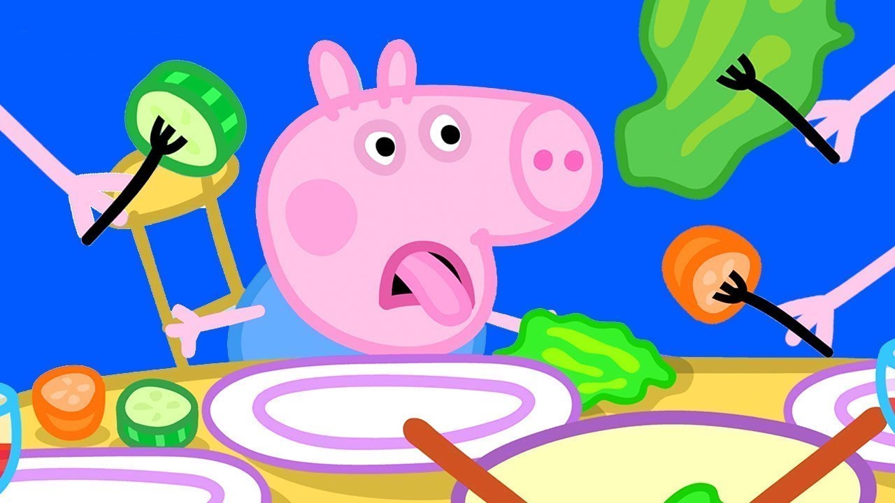 Putar video George and Vegetable - Yes or No Peppa Pig Official Channel Family Kids Cartoons sekarang George and Vegetable - Yes or No Peppa Pig Official Channel Family Kids Cartoons
