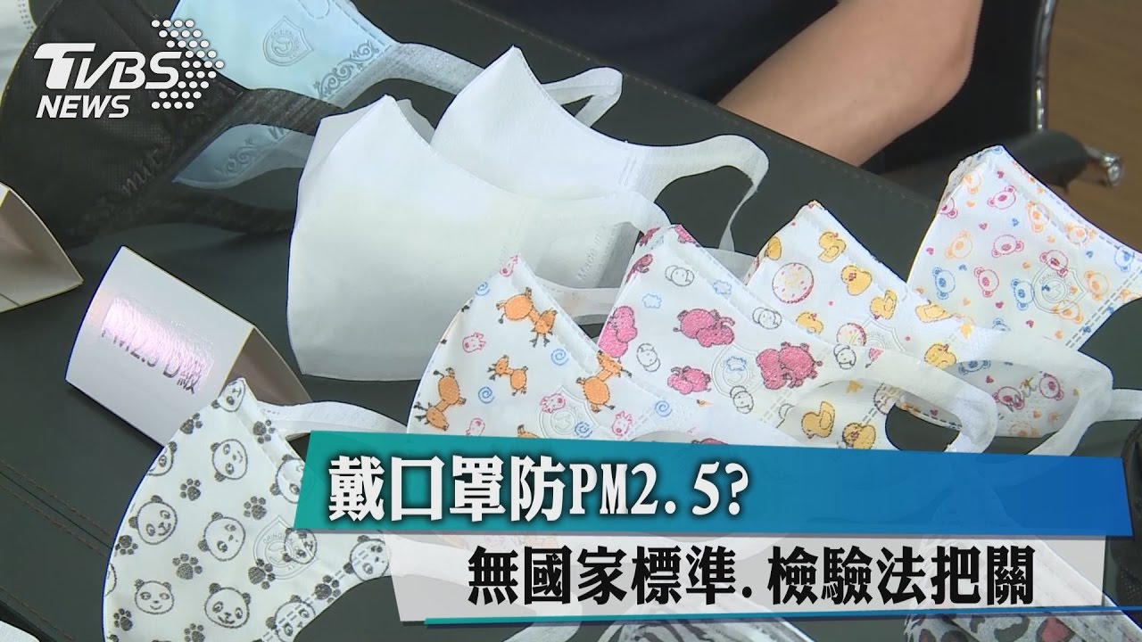戴口罩防PM2.5？　無國家標準、檢驗法把關