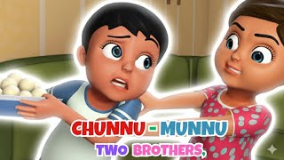Chunnu Munnu – The Two Brothers | English Kids Poem And Rhyme #cartoon #kidslearningvideos