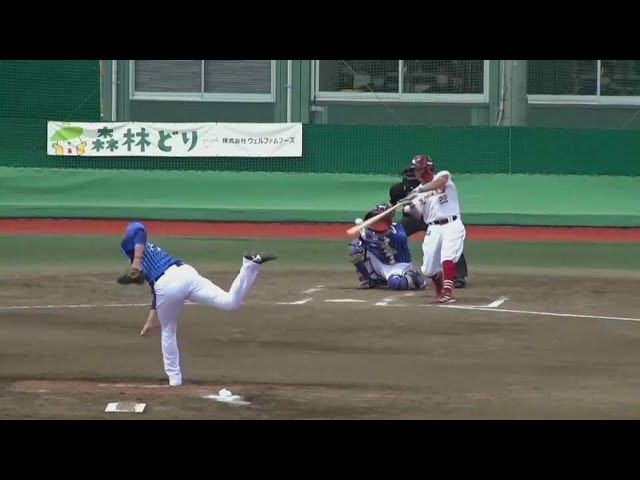 【ファーム】イーグルス・川島慶三 貴重な追加点となる2点タイムリー2ベース!! 2022年5月7日  東北楽天ゴールデンイーグルス 対 横浜DeNAベイスターズ