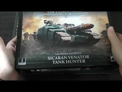 Sicaran Venator Tank Hunter - Unboxing (HH)