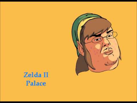 Zelda II: The Adventure of Link - Palace Metal Cover