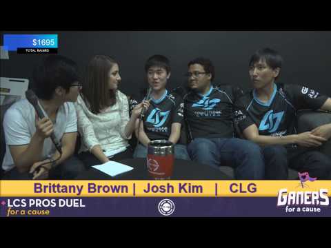 Pobelter / Aphromoo / Doublelift - Gamers for a Cause Interview - League of Legends