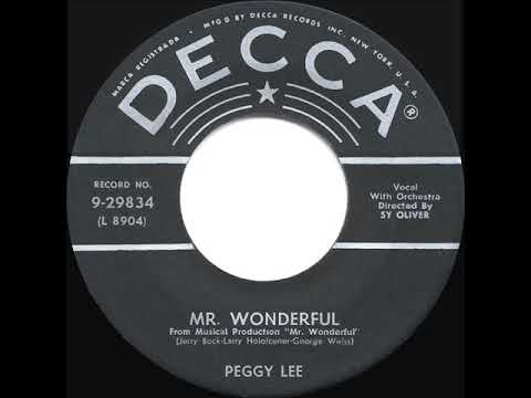 1956 HITS ARCHIVE: Mr. Wonderful - Peggy Lee
