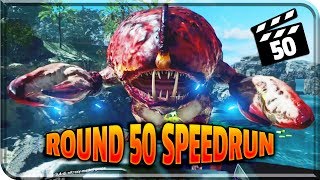 ROUND 50 SPEED RUN! Call Of Duty Zombies - Infinite Warfare Zombies! ATTACK OF THE RADIOACTIVE THING