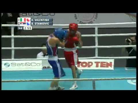 Light (60kg) R16- Valentino Domenico (ITA) VS Stankovic Branimir (SRB) -2011 AIBA World Champs