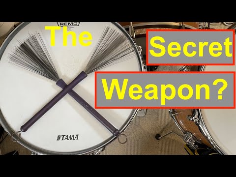 ...why every drummer should practice with brushes to develop speed, power and control