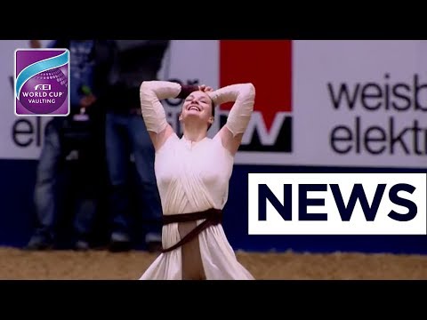 Incredible score for Kristina Boe at the final | FEI World Cup™ Vaulting FINAL