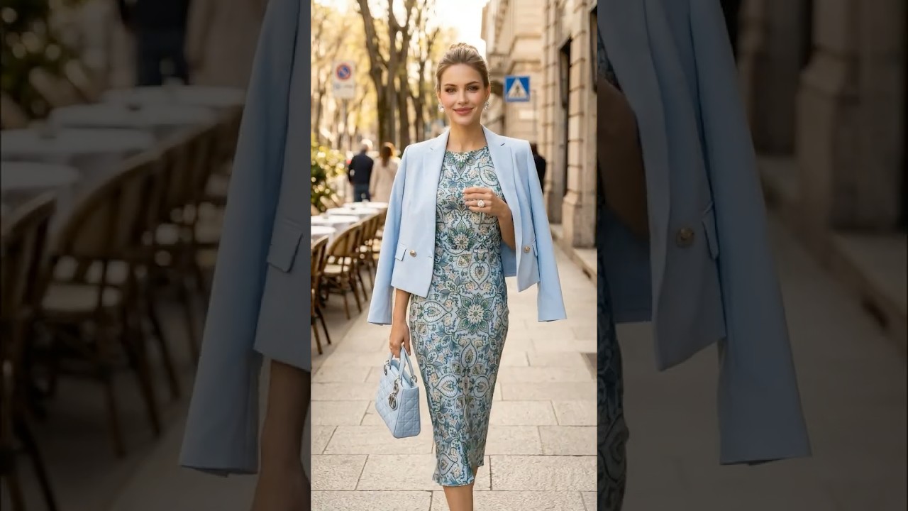 봄 원피스 스타일 | 우아한 스트리트 패션 룩북  Spring Dress Lookbook for 4050 | Elegant Street Style Inspiration