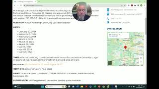 2024 Illinois Plumbers Continuing Education Announcement: Schedule Released and Approved