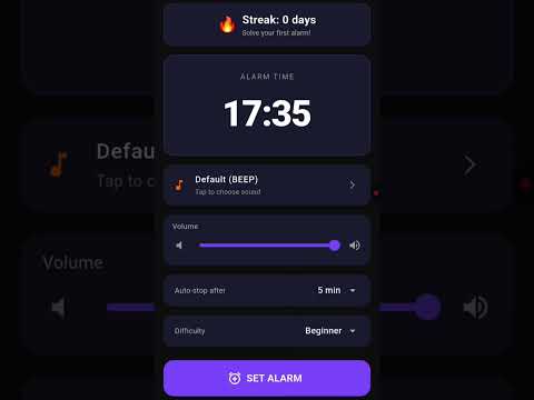 Math Alarm - Solve to Wake Up