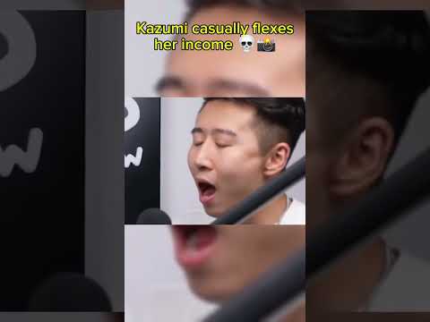 Kazumi makes half a million dollars a month 👀 #fyp #viral #trending #shorts