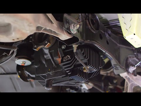 Gktech Z33 350z Z34 370z Extended Dual Stud Diff Cover - Install