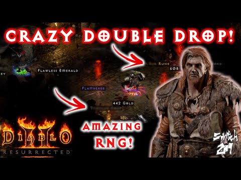 One Of The Craziest Double Drops In The Ancient Tunnels! - Diablo 2 Resurrected