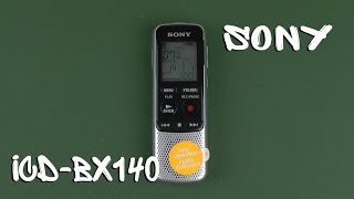 Sony ICD-BX140 (ICDBX140.CE7) - відео 1