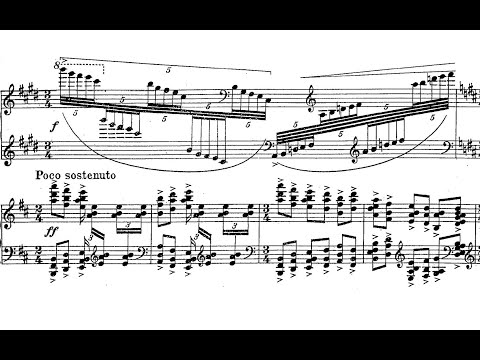 Alexander Tcherepnin - 5 Concert Etudes "Chinese", Op. 52 (1934-1936) [Score-Video]
