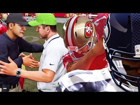 Madden 15 Career Mode Gameplay S4 - Rivalry Gets Even More Crazy! Harbaugh vs Harbaugh REVENGE