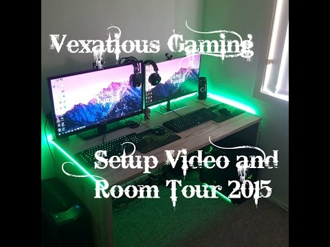 Ultimate Gaming Setup Video and Room Tour December 2015 - Vexatious Gaming HQ