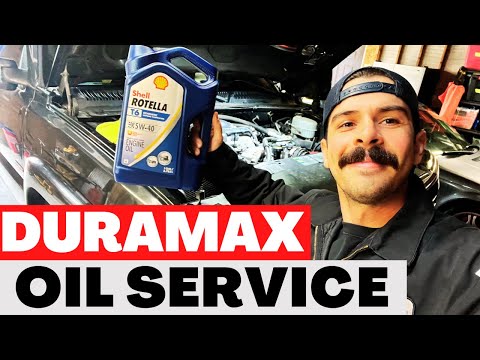 How To Duramax Oil Change DIY 2005 Chevy Silverado 2500 6.6 TurboDiesel LLY