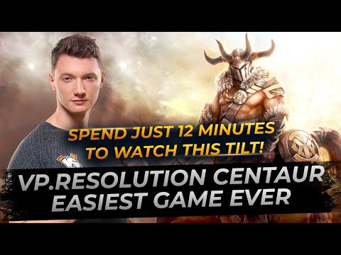 Resolut1on Centaur Easiest Game - Dota 2 Replay
