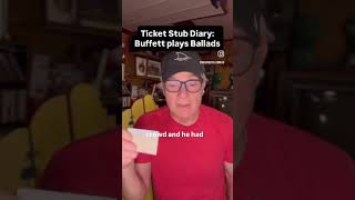 Jimmy Buffett indoors in December? It was great! #ticketstubs #Memorab... #Shorts